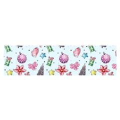 Christmas Decorations Pattern, Xmas Backgrounds Oblong Satin Scarf (16  X 60 ) by kyorashop23