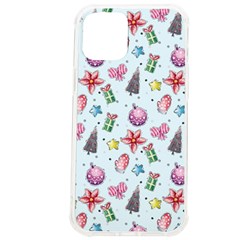 Christmas Decorations Pattern, Xmas Backgrounds Iphone 12 Pro Max Tpu Uv Print Case by kyorashop23