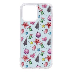 Christmas Decorations Pattern, Xmas Backgrounds Iphone 14 Pro Max Tpu Uv Print Case by kyorashop23