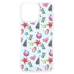 Christmas Decorations Pattern, Xmas Backgrounds Iphone 15 Pro Max Tpu Uv Print Case by kyorashop23