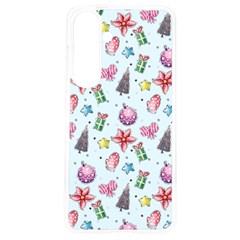 Christmas Decorations Pattern, Xmas Backgrounds Samsung Galaxy S24 6 2 Inch Tpu Uv Case by kyorashop23