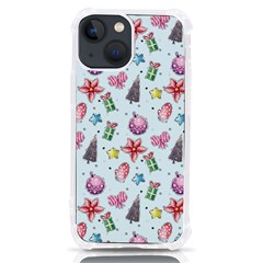 Christmas Decorations Pattern, Xmas Backgrounds Iphone 13 Mini Tpu Uv Print Case by kyorashop23