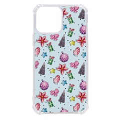 Christmas Decorations Pattern, Xmas Backgrounds Iphone 13 Pro Max Tpu Uv Print Case by kyorashop23