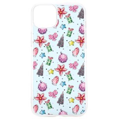 Christmas Decorations Pattern, Xmas Backgrounds Iphone 15 Pro Tpu Uv Print Case by kyorashop23