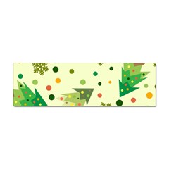 Christmas Pattern Background Seamless Sticker Bumper (10 pack)