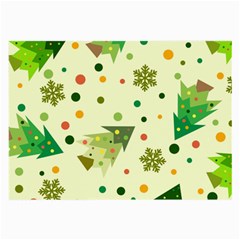 Christmas Pattern Background Seamless Large Glasses Cloth