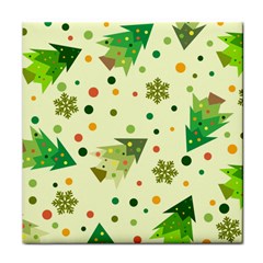 Christmas Pattern Background Seamless Face Towel