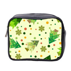 Christmas Pattern Background Seamless Mini Toiletries Bag (Two Sides)