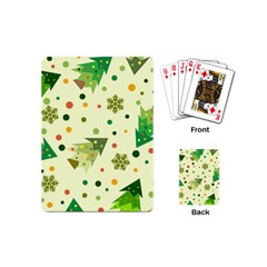 Christmas Pattern Background Seamless Playing Cards Single Design (Mini)