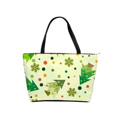 Christmas Pattern Background Seamless Classic Shoulder Handbag by kyorashop23