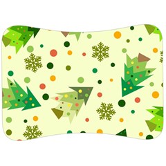 Christmas Pattern Background Seamless Velour Seat Head Rest Cushion