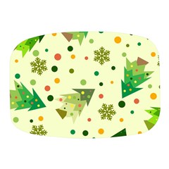 Christmas Pattern Background Seamless Mini Square Pill Box