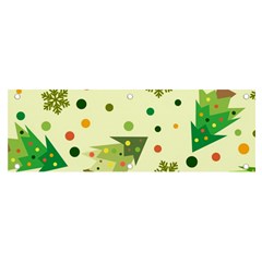 Christmas Pattern Background Seamless Banner and Sign 6  x 2 