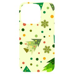 Christmas Pattern Background Seamless iPhone 14 Pro Black UV Print Case