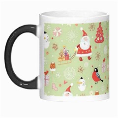 Christmas Pattern, Christmas Tree, Santa Morph Mug by kyorashop23