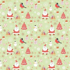 Christmas Pattern, Christmas Tree, Santa Play Mat (rectangle) by kyorashop23