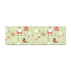 Christmas Pattern, Christmas Tree, Santa Sticker Bumper (10 Pack) by kyorashop23