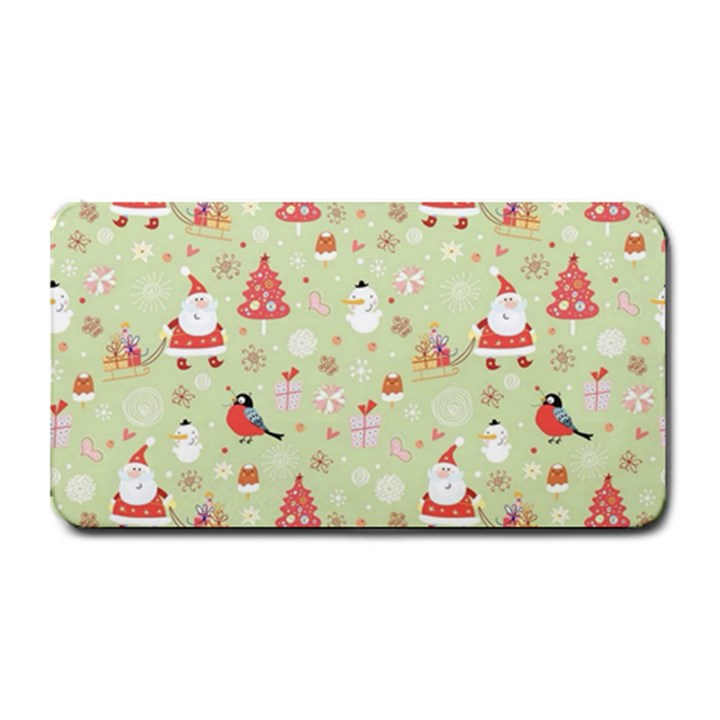 Christmas Pattern, Christmas Tree, Santa Medium Bar Mat