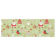 Christmas Pattern, Christmas Tree, Santa Banner And Sign 12  X 4  by kyorashop23