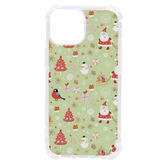 Christmas Pattern, Christmas Tree, Santa Iphone 13 Mini Tpu Uv Print Case by kyorashop23