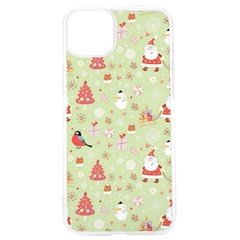 Christmas Pattern, Christmas Tree, Santa Iphone 15 Pro Tpu Uv Print Case by kyorashop23