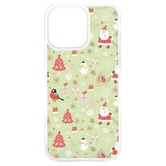 Christmas Pattern, Christmas Tree, Santa Iphone 15 Plus Tpu Uv Print Case by kyorashop23