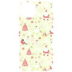 Christmas Pattern, Christmas Tree, Santa Iphone 15 Pro Black Uv Print Pc Hardshell Case by kyorashop23