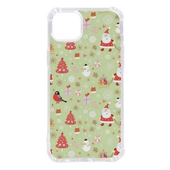 Christmas Pattern, Christmas Tree, Santa Iphone 14 Plus Tpu Uv Print Case by kyorashop23