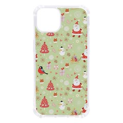 Christmas Pattern, Christmas Tree, Santa Iphone 13 Tpu Uv Print Case by kyorashop23