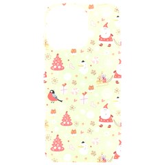 Christmas Pattern, Christmas Tree, Santa Iphone 15 Pro Max Black Uv Print Pc Hardshell Case by kyorashop23