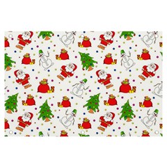 Christmas Pattern, Pattern, Christmas, Trees, Santa Banner And Sign 6  X 4  by kyorashop23