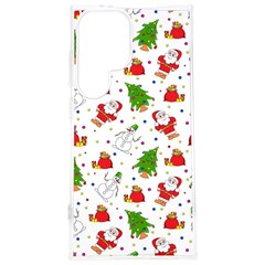 Christmas Pattern, Pattern, Christmas, Trees, Santa Samsung Galaxy S24 Plus 6 7 Inch Tpu Uv Case by kyorashop23