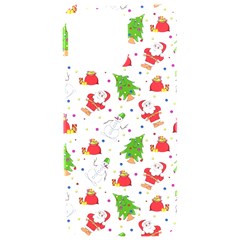 Christmas Pattern, Pattern, Christmas, Trees, Santa Iphone 15 Pro Max Black Uv Print Pc Hardshell Case by kyorashop23