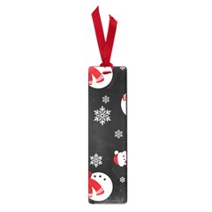 Christmas Texture, Retro Background With Snowmen Small Book Marks by kyorashop23