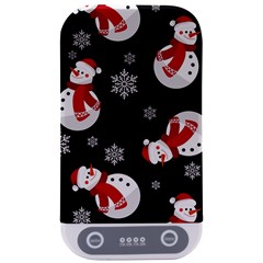 Christmas Texture, Retro Background With Snowmen Sterilizers by kyorashop23