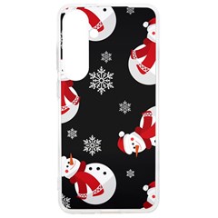 Christmas Texture, Retro Background With Snowmen Samsung Galaxy S24 Ultra 6 9 Inch Tpu Uv Case by kyorashop23