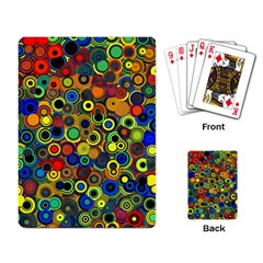 Circles, Colorful Playing Cards Single Design (rectangle)