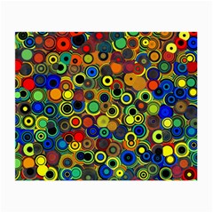 Circles, Colorful Small Glasses Cloth (2 Sides) by kyorashop23