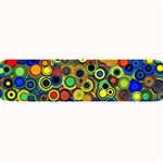 Circles, Colorful Large Bar Mat 32 x8.5  Bar Mat