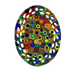 Circles, Colorful Ornament (oval Filigree)