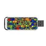 Circles, Colorful Portable USB Flash (One Side) Front