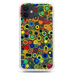 Circles, Colorful Iphone 12 Mini Tpu Uv Print Case	 by kyorashop23