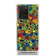 Circles, Colorful Samsung Galaxy S20 Ultra 6 9 Inch Tpu Uv Case by kyorashop23