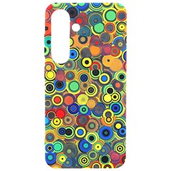 Circles, Colorful Samsung Galaxy S24 6 2 Inch Black Tpu Uv Case