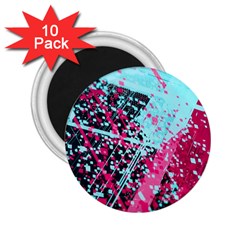 Colorful Splashes Grunge, Abstract Art 2 25  Magnets (10 Pack)  by kyorashop23