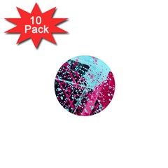 Colorful Splashes Grunge, Abstract Art 1  Mini Magnet (10 Pack)  by kyorashop23