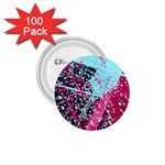 Colorful Splashes Grunge, Abstract Art 1.75  Buttons (100 pack)  Front