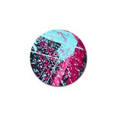 Colorful Splashes Grunge, Abstract Art Golf Ball Marker (4 Pack) by kyorashop23