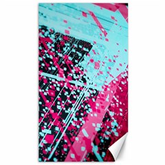 Colorful Splashes Grunge, Abstract Art Canvas 40  X 72  by kyorashop23