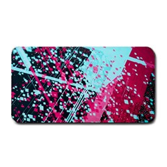 Colorful Splashes Grunge, Abstract Art Medium Bar Mat by kyorashop23